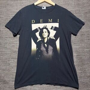 Demi Lovato T-Shirt Adult M Black SS Tour 2016 Concert Graphic Tee